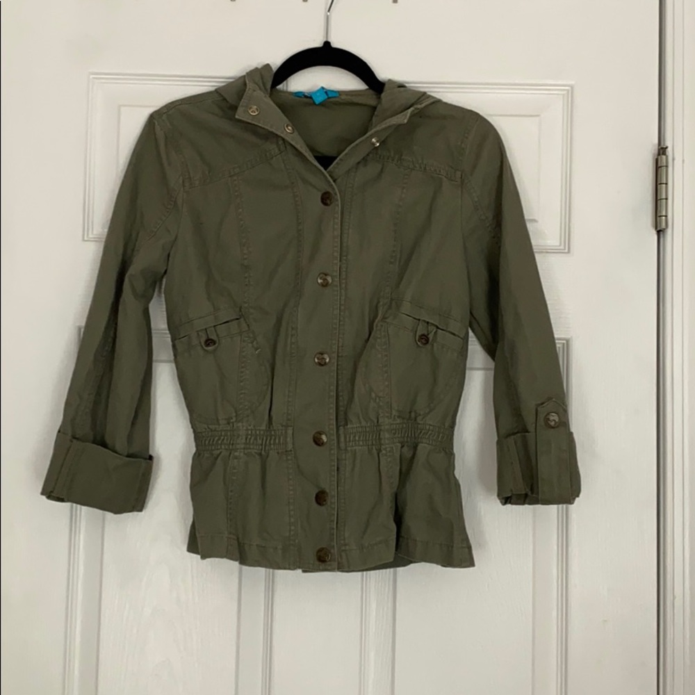 Army green jacket